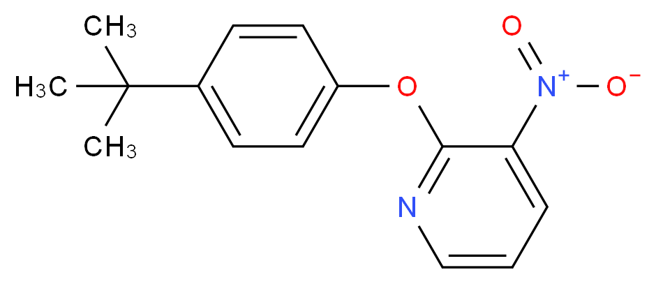 2-(4-tert-Butylphenoxy)-3-nitropyridine_分子结构_CAS_)
