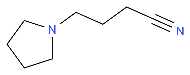 4-(pyrrolidin-1-yl)butanenitrile_分子结构_CAS_35543-25-0