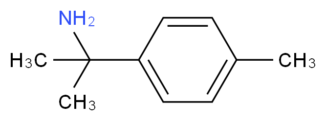 2-(4-Methylphenyl)propan-2-amine_分子结构_CAS_6526-79-0)