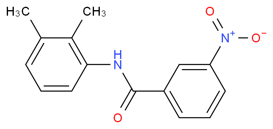 N-(2,3-dimethylphenyl)-3-nitrobenzamide_分子结构_CAS_102631-03-8