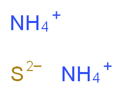 Ammonium sulfide_分子结构_CAS_12135-76-1)