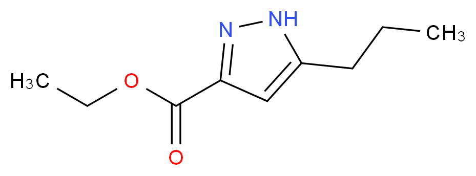 Ethyl 5-propyl-1H-pyrazole-3-carboxylate_分子结构_CAS_92945-27-2)