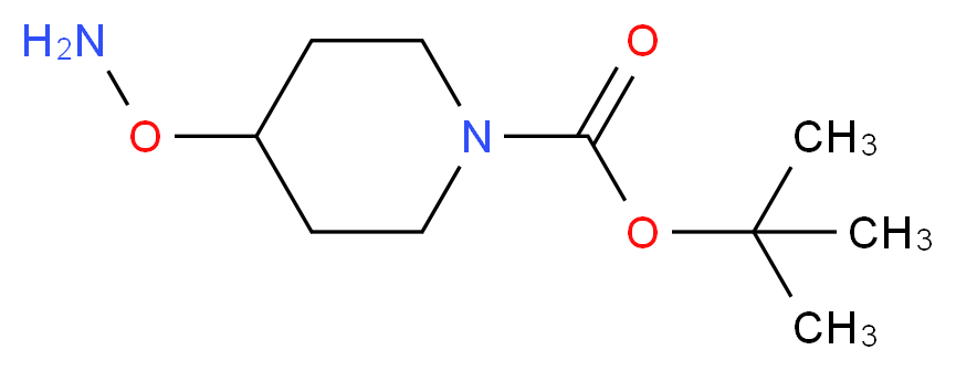 tert-butyl 4-(aminooxy)piperidine-1-carboxylate_分子结构_CAS_867034-25-1