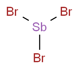 溴化锑(III)_分子结构_CAS_7789-61-9)