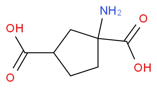 (±)-1-AMINOCYCLOPENTANE-trans-1,3-DICARBOXYLIC ACID_分子结构_CAS_39026-64-7)