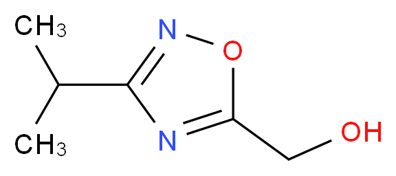 (3-Isopropyl-1,2,4-oxadiazol-5-yl)methanol_分子结构_CAS_915925-45-0)