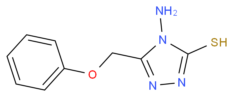 4-Amino-5-(phenoxymethyl)-4H-1,2,4-triazole-3-thiol_分子结构_CAS_4461-15-8)