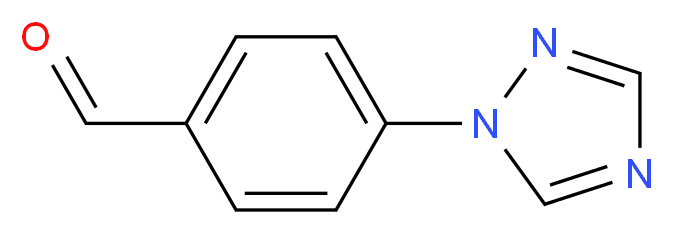 4-(1H-1,2,4-Triazol-1-yl)benzenecarbaldehyde_分子结构_CAS_27996-86-7)