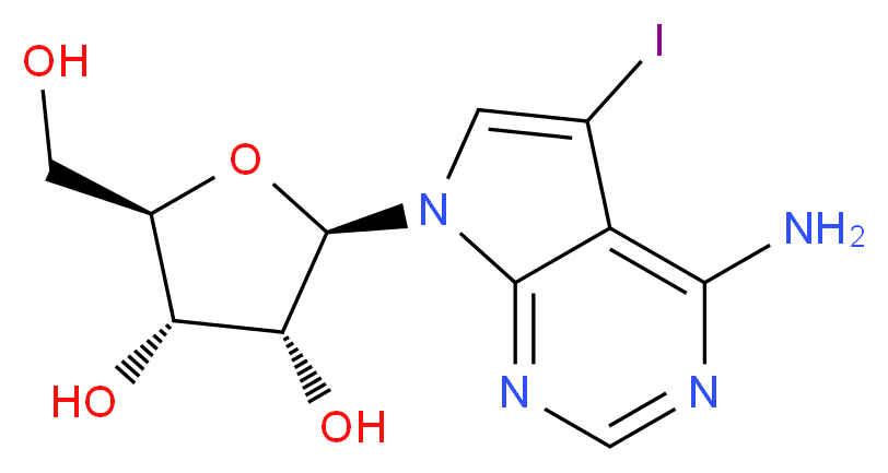 5-Iodotubericidin_分子结构_CAS_24386-93-4)