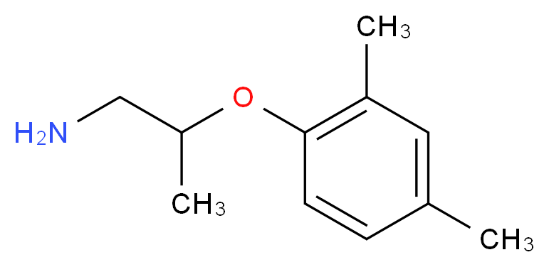 2-(2,4-dimethylphenoxy)propan-1-amine_分子结构_CAS_164721-14-6