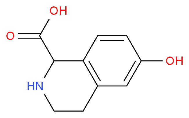 6-Hydroxy-1,2,3,4-tetrahydro-isoquinoline-1-carboxylic acid_分子结构_CAS_91523-50-1)