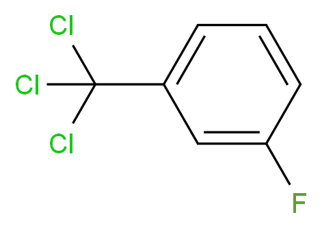 1-fluoro-3-(trichloromethyl)benzene_分子结构_CAS_401-77-4
