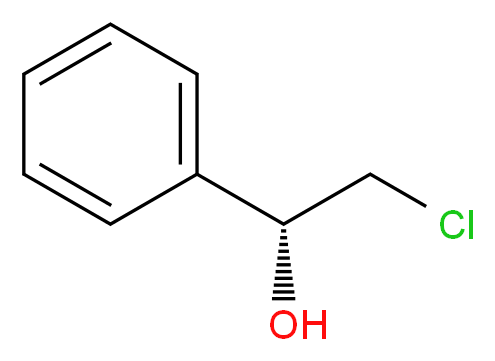 (1R)-2-chloro-1-phenylethan-1-ol_分子结构_CAS_56751-12-3