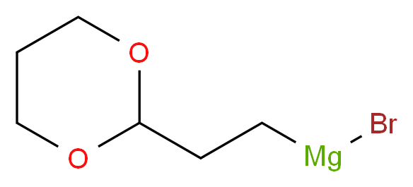 (1,3-二氧六环-2-乙基)溴化镁 溶液_分子结构_CAS_480438-44-6)