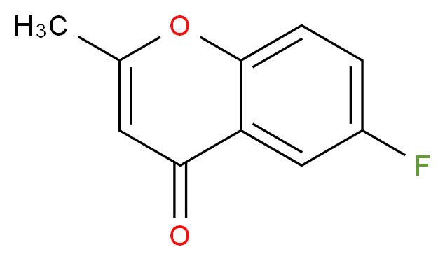 6-fluoro-2-methyl-4H-chromen-4-one_分子结构_CAS_75487-84-2