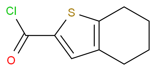 4,5,6,7-tetrahydro-1-benzothiophene-2-carbonyl chloride_分子结构_CAS_65361-26-4