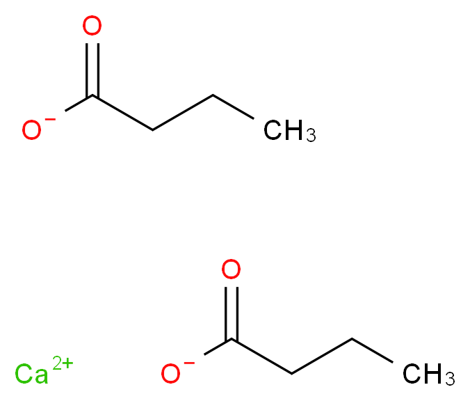 CALCIUM BUTYRATE_分子结构_CAS_5743-36-2)