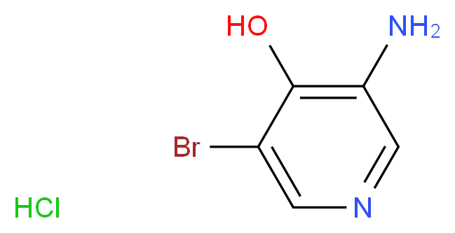 3-amino-5-bromopyridin-4-ol hydrochloride_分子结构_CAS_856161-17-6