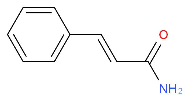 (2E)-3-phenylprop-2-enamide_分子结构_CAS_621-79-4