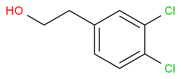 2-(3,4-Dichlorophenyl)ethanol_分子结构_CAS_35364-79-5)