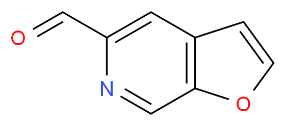 furo[2,3-c]pyridine-5-carbaldehyde_分子结构_CAS_478148-61-7