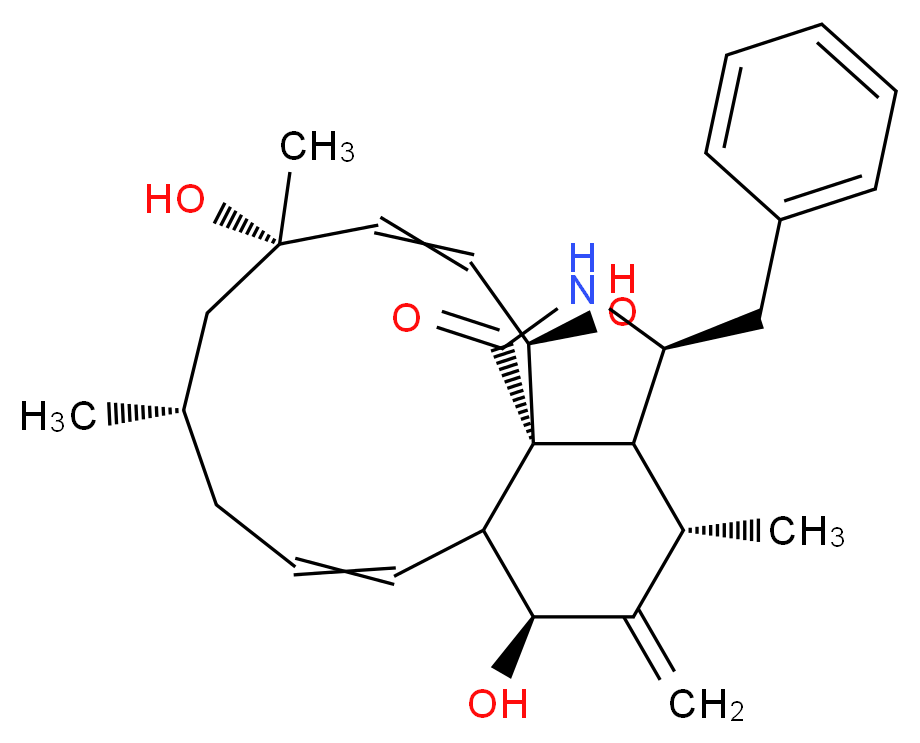 Cytochalasin J from Phomopsis sp._分子结构_CAS_53760-20-6)