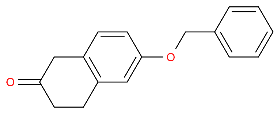 6-(benzyloxy)-1,2,3,4-tetrahydronaphthalen-2-one_分子结构_CAS_885280-42-2