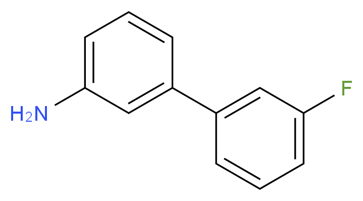 3'-Fluoro-biphenyl-3-ylamine_分子结构_CAS_400751-05-5)