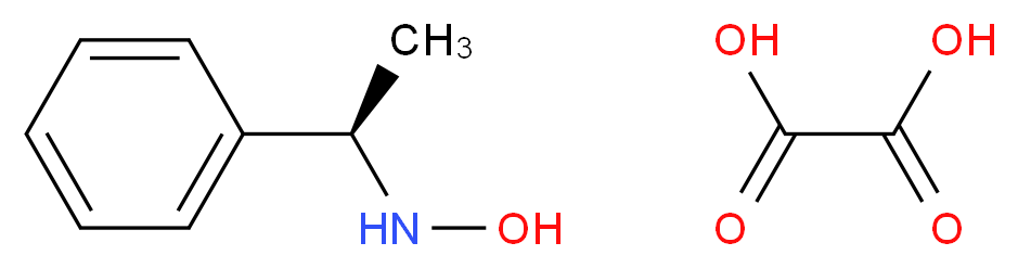 N-[(1R)-1-phenylethyl]hydroxylamine; oxalic acid_分子结构_CAS_118743-81-0