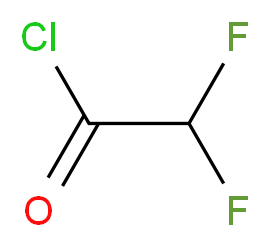 Difluoroacetyl chloride_分子结构_CAS_381-72-6)