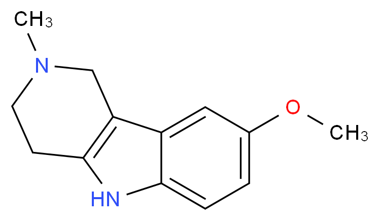 8-Methoxy-2-methyl-2,3,4,5-tetrahydro-1H-pyrido[4,3-b]indole_分子结构_CAS_)