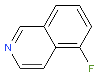 5-Fluoro-isoquinoline_分子结构_CAS_394-66-1)