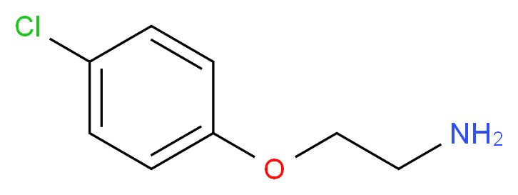 2-(4-Chlorophenoxy)ethylamine_分子结构_CAS_)