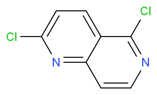 2,5-DICHLORO-1,6-NAPHTHYRIDINE_分子结构_CAS_23616-35-5)