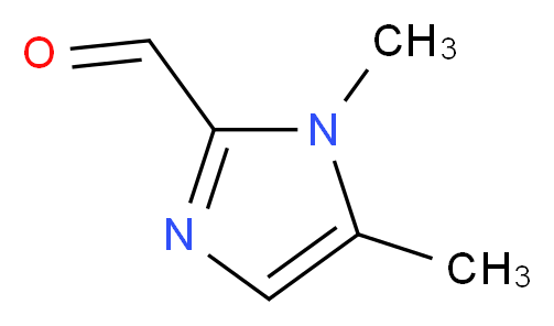 1,5-dimethyl-1H-imidazole-2-carbaldehyde_分子结构_CAS_955028-18-9