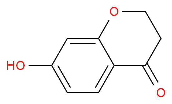 7-hydroxy-2,3-dihydro-4H-chromen-4-one_分子结构_CAS_76240-27-2)