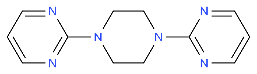 2-[4-(pyrimidin-2-yl)piperazin-1-yl]pyrimidine_分子结构_CAS_)