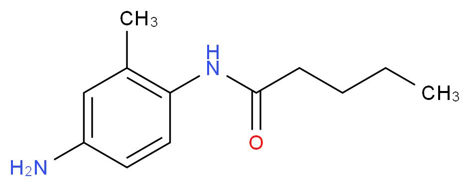 N-(4-amino-2-methylphenyl)pentanamide_分子结构_CAS_767991-64-0