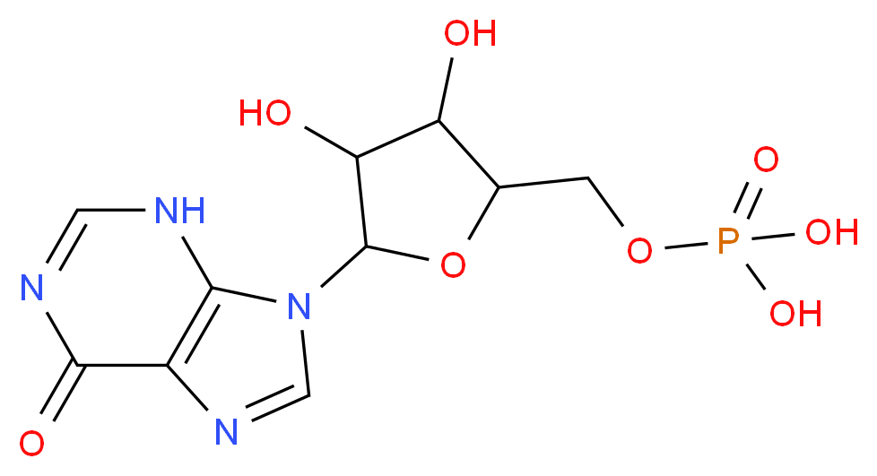 Inosine 5′-monophosphate from Saccharomyces cerevisiae_分子结构_CAS_131-99-7)