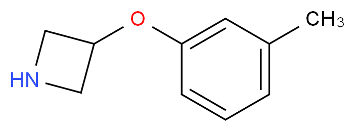 3-(3-Methylphenoxy)azetidine_分子结构_CAS_949100-18-9)