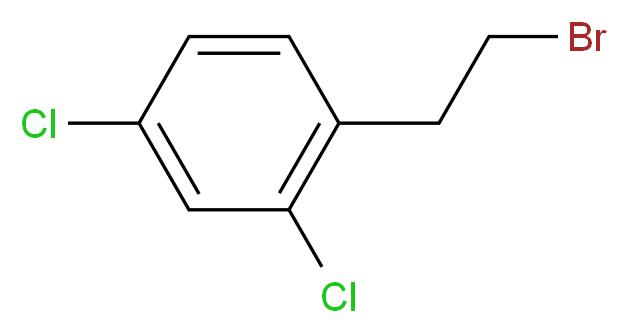 1-(2-bromoethyl)-2,4-dichlorobenzene_分子结构_CAS_108649-59-8