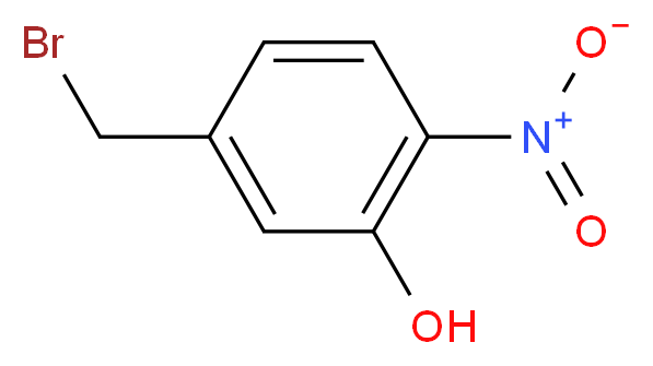 3-HYDROXY-4-NITROBENZYL BROMIDE_分子结构_CAS_)