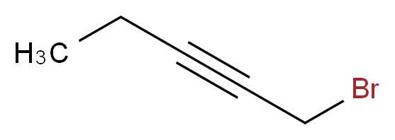 1-bromopent-2-yne_分子结构_CAS_16400-32-1