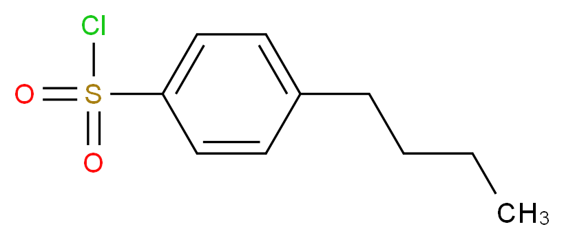4-n-Butylbenzenesulphonyl chloride_分子结构_CAS_)