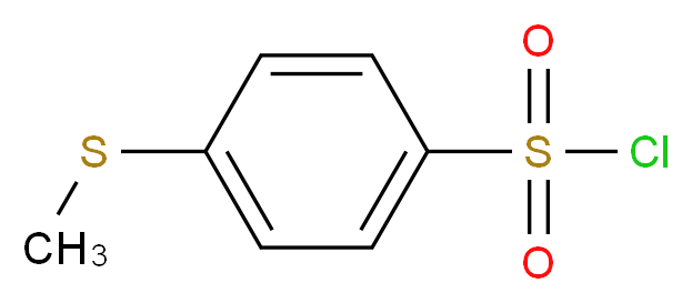 4-(methylsulfanyl)benzene-1-sulfonyl chloride_分子结构_CAS_)