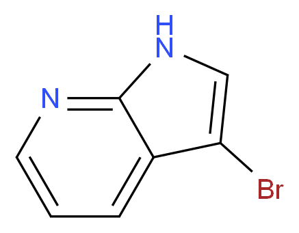 3-Bromo-1H-pyrrolo[2,3-b]pyridine_分子结构_CAS_74420-15-8)