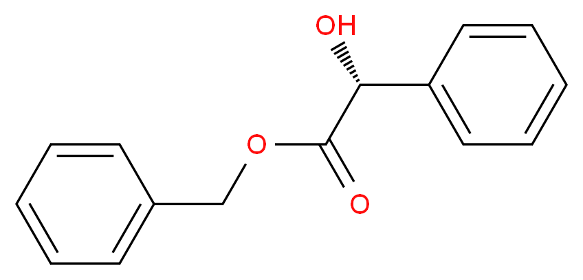 (R)-(-)-扁桃酸苄酯_分子结构_CAS_97415-09-3)
