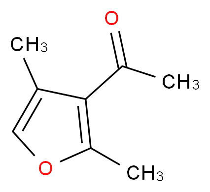 1-(2,4-dimethylfuran-3-yl)ethan-1-one_分子结构_CAS_32933-07-6