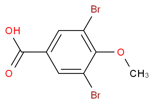 3,5-Dibromo-4-methoxybenzoic acid_分子结构_CAS_4073-35-2)