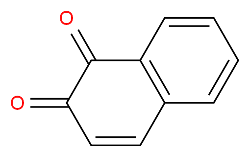 1,2-dihydronaphthalene-1,2-dione_分子结构_CAS_524-42-5